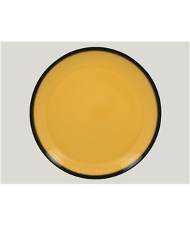 Flat coupe plate - yellow