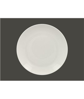 Flat coupe plate - white