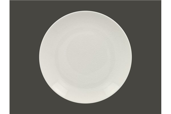 Flat coupe plate - white