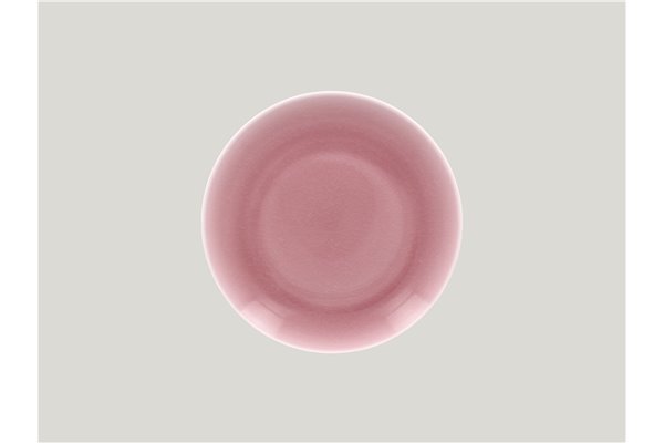 Flat coupe plate - pink