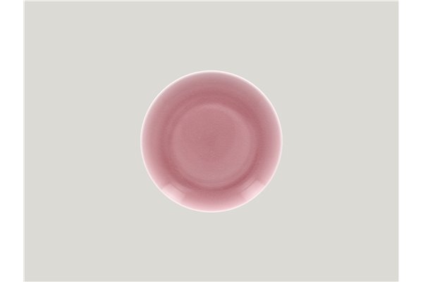 Flat coupe plate - pink