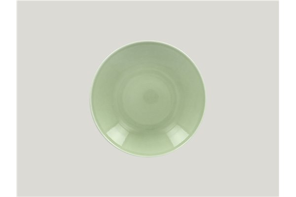 Deep coupe plate - green