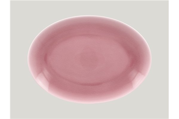 Oval platter - pink