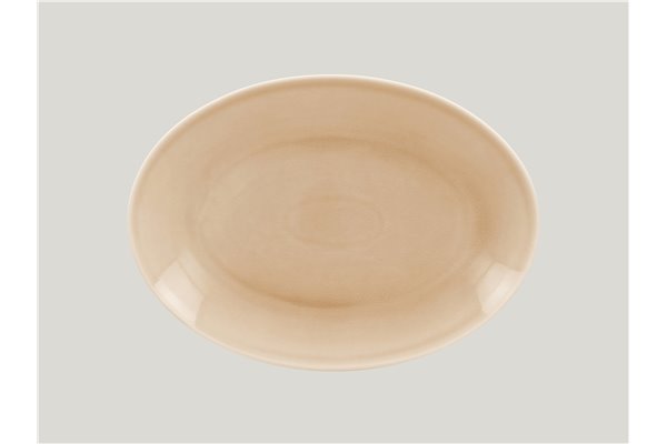 Oval platter - beige