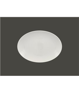 Oval platter - white