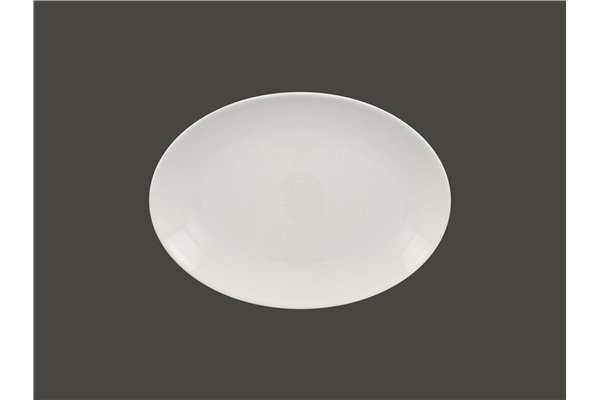 Oval platter - white