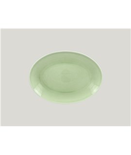 Oval platter - green