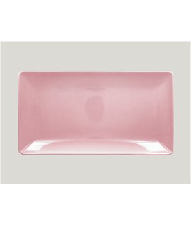 Rectangular serving plate - pink