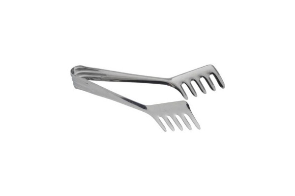 Stainless Steel Spaghetti/Sausage Tongs 200mm 8"