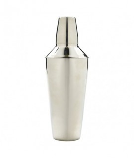 Stainless Steel Cocktail Shaker 25cm Tall 750ml