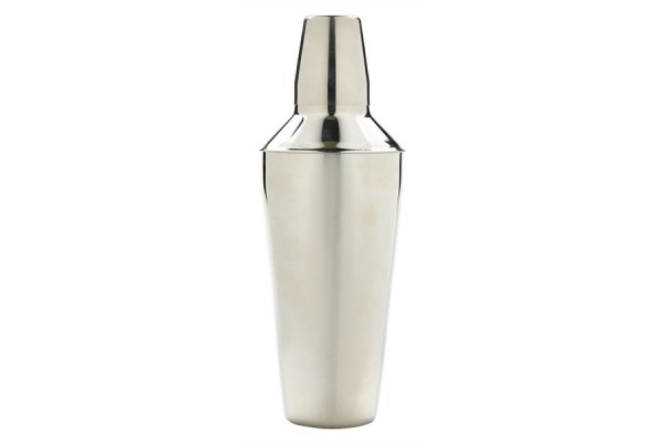 Stainless Steel Cocktail Shaker 25cm Tall 750ml