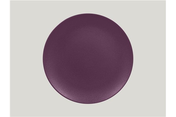 Flat coupe plate - Plum Purple