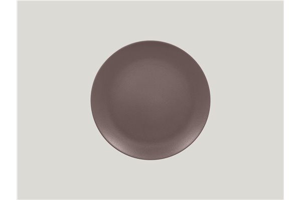 Flat coupe plate - Chestnut Brown