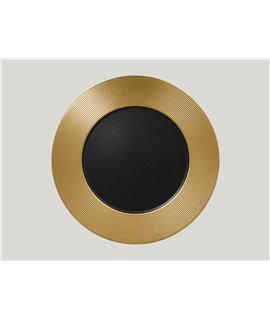 Flat plate - black-gold