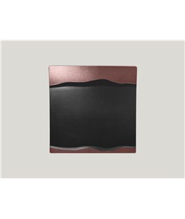 Square platter - Astro - black-bronze