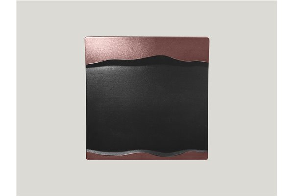Square platter - Astro - black-bronze