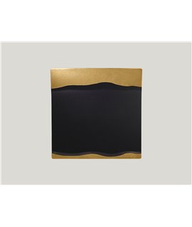 Square platter - Astro - black-gold