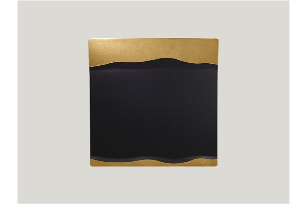 Square platter - Astro - black-gold