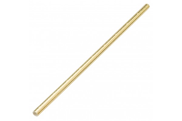 Paper Gold Metallic Straw