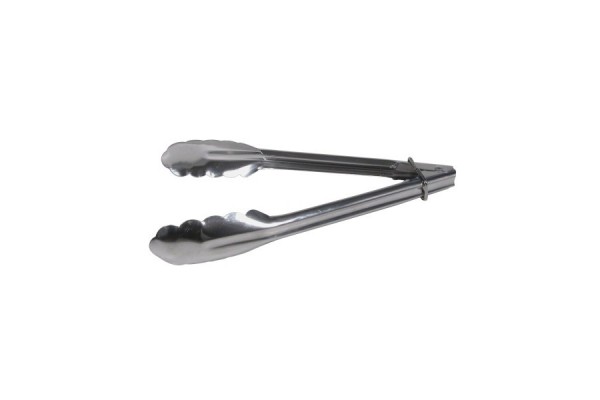 Stainless Steel All Purpose Tongs 9"