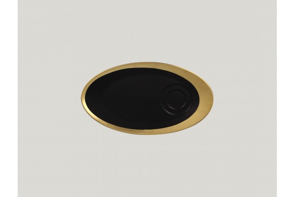 oval saucer for GICU23/GICU09 - gold