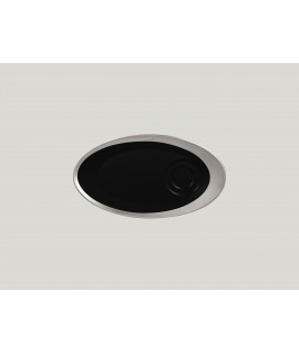 oval saucer for GICU23/GICU09 - silver