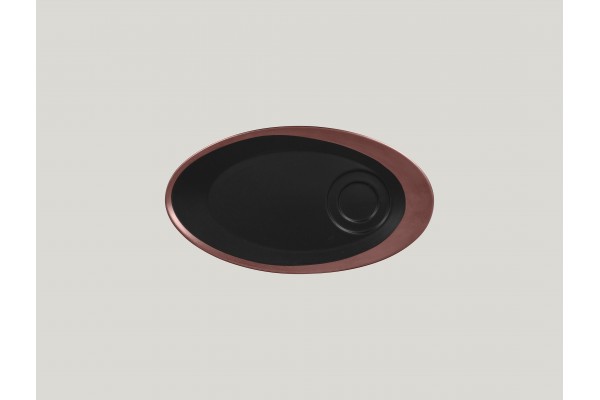 oval saucer for GICU23/GICU09 - bronze