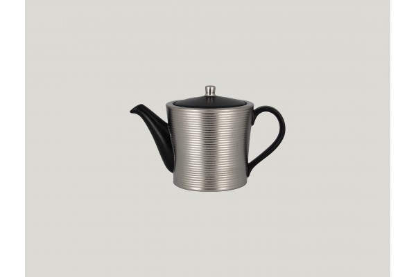 Teapot & lid - silver