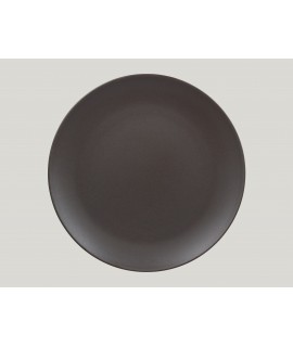 Flat coupe plate - cocoa