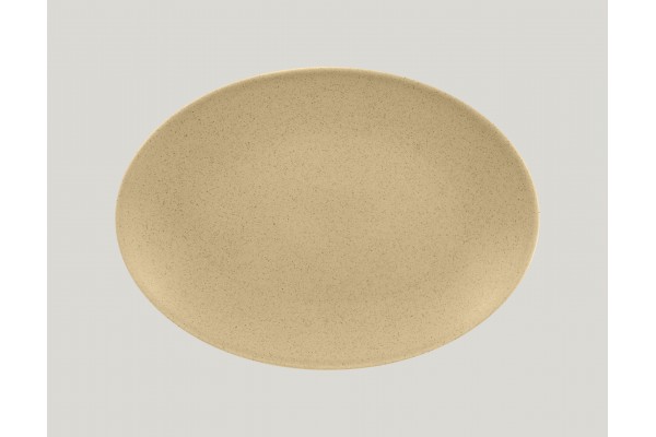 Oval platter - almond