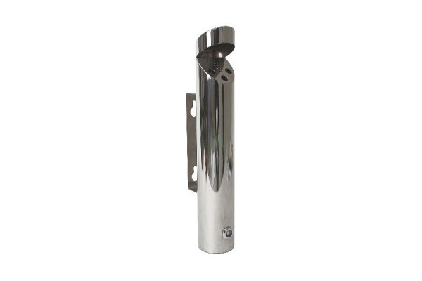 Cylinder Wall-Mounted Stainless Steel Ashtray 46X7.5cm