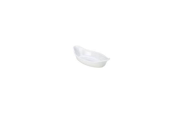 Royal Genware Oval Eared Dish 16.5cm White