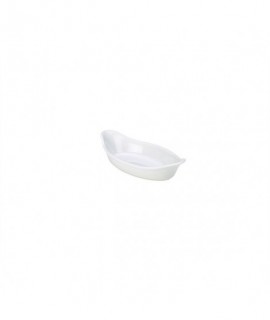 Royal Genware Oval Eared Dish 22cm White