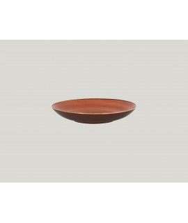 Deep coupe plate - coral