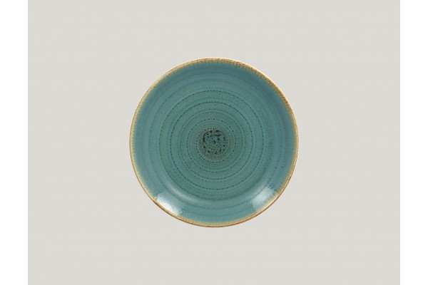 Flat coupe plate - lagoon