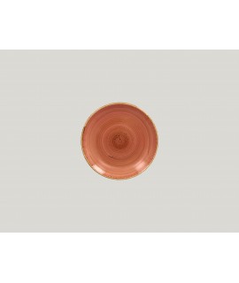Flat coupe plate - coral