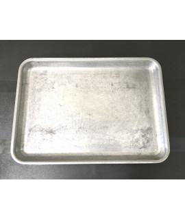 Galvanised steel tray 37 x 26.5 x 2xm