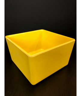 TableCraft Straight Sided Bowl 5x5x3", Melamine Yellow