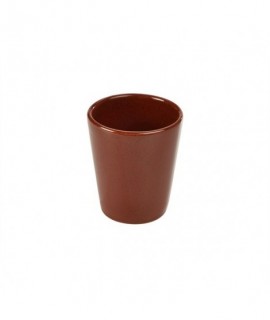 Terra Stoneware Rustic Red Conical Cup 10cm