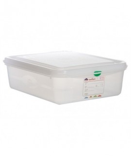 GN Storage Container 1/2 100mm Deep 6.5L