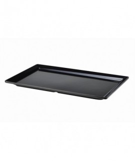 Black Melamine Platter GN FULL SIZE Size 53 X 32cm