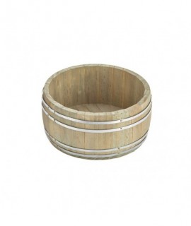 Miniature Wooden Barrel 16.5x 8cm