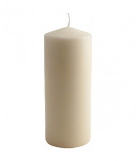Pillar Candle 20cm H X 8cm Dia Ivory