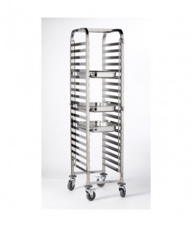 Stainless Steel Gastronorm FULL SIZE Trolley 20 Shelves