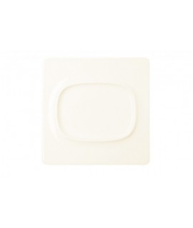 Square plate - 1 oval indent - Lavender