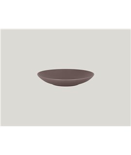 Deep coupe plate - Chestnut Brown